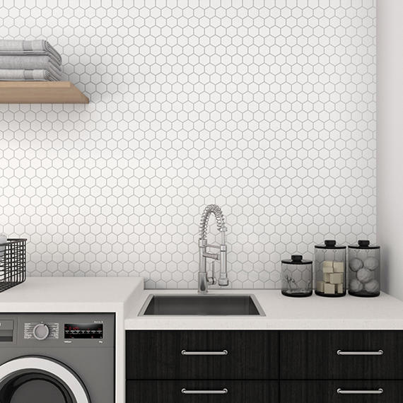 Marble Contempo White Rectangle 12X24 Honed