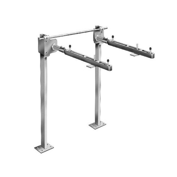 Fixture Carrier With Concealed Arms, For Use With Lavatory Fixture, 16-1/8 to 21 in, Adjustable Range