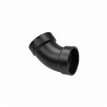 DWV 45 deg Elbow, 1-1/2 in, Hub, ABS