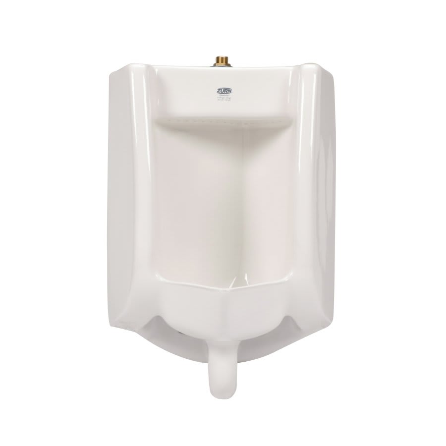 Omni-Flo™ Flat Back Urinal, ADA, Top Spud, 0.125/1 gpf, White