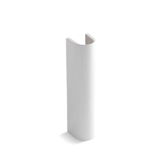 Veer™ Pedestal Base, Vitreous China, White