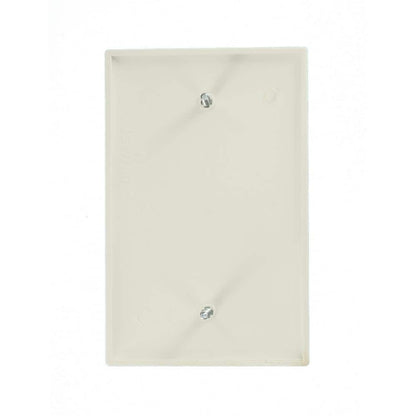 1-Gang Midway Blank Nylon Wall Plate, White