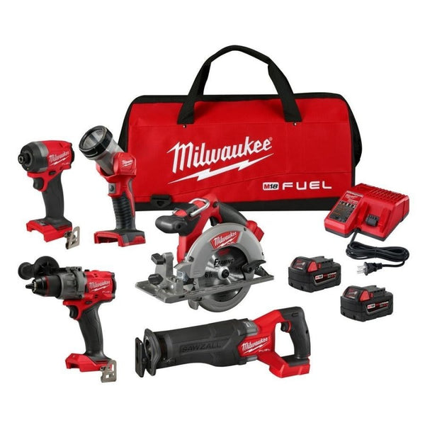 M18 FUEL™ Cordless Tool Kit, 5 pcs, 5 Ah