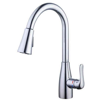 Glacier Bay McKenna Single-Handle Pull Down Sprayer Kitchen Faucet in Stainless Steel with TurboSpray and FastMount