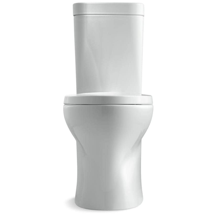 Reveal Elongated Closed-Front Toilet Seat with Grip Tight Bumpers, Quiet-Close Seat, and Quick-Attach Hinges