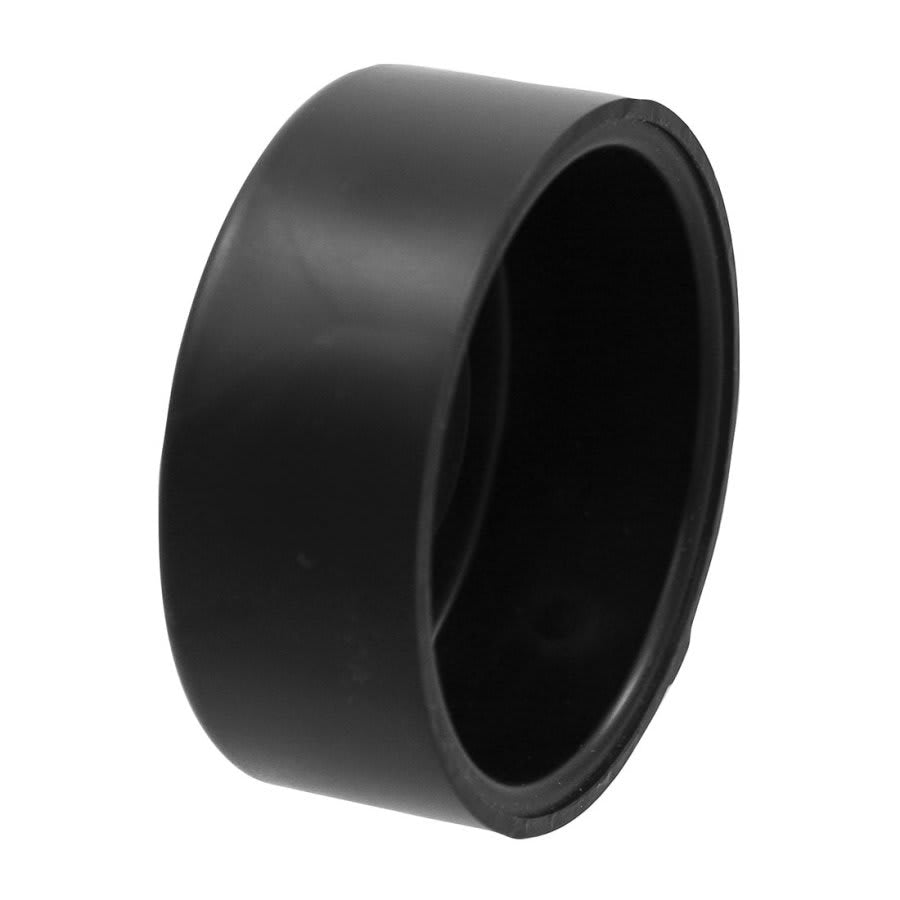 DWV Cap, 6 in, Hub, ABS