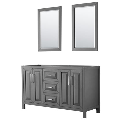 Daria Double Bathroom Vanity - 59W x 35H x 21.5D