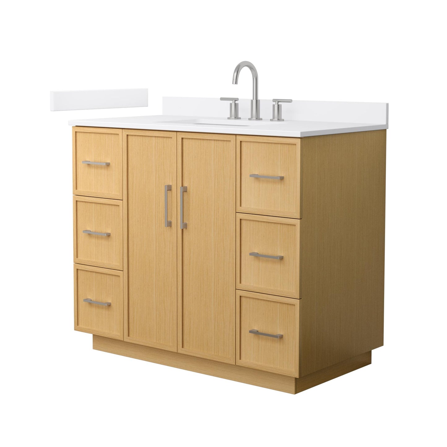 Elan Single Bathroom Vanity with Toe Kick - 42W x 35H x 22D