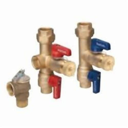 Service Valve Kit, 3/4 in, IPS, 125 psi, Brass Body