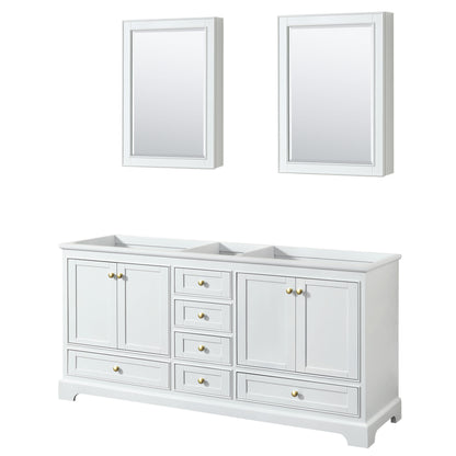 Deborah Double Bathroom Vanity - 71W x 34.25H x 21.5D