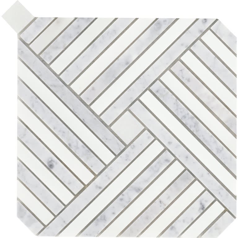 ALLURO PALACE SILVER 9X9