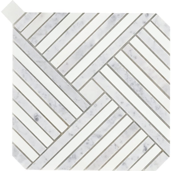 ALLURO PALACE SILVER 9X9