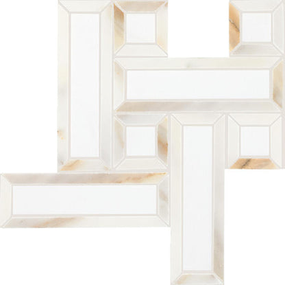 Gamma Bella Blend Basketweave 2 1/4X2 1/4 Polished