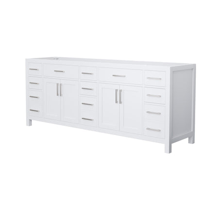 Beckett Double Bathroom Vanity - 83W x 34.25H x 21.5D