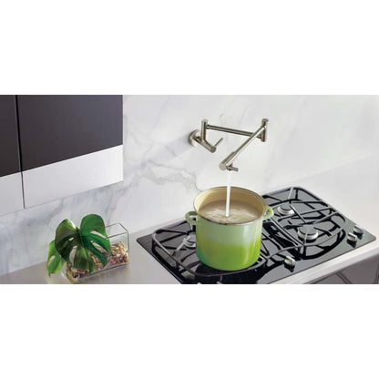 5.5 GPM Wall Mounted Double Handle Pot Filler