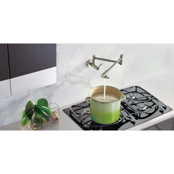 5.5 GPM Wall Mounted Double Handle Pot Filler