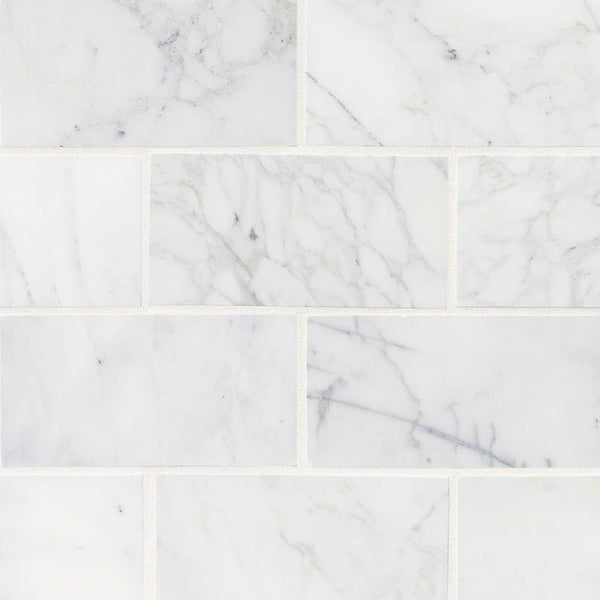 Calacatta Cressa White Subway Tile