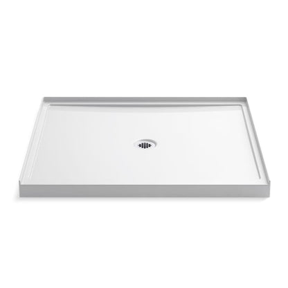 Rely 48" x 42" Square Shower Base with Single Threshold and Center Drain