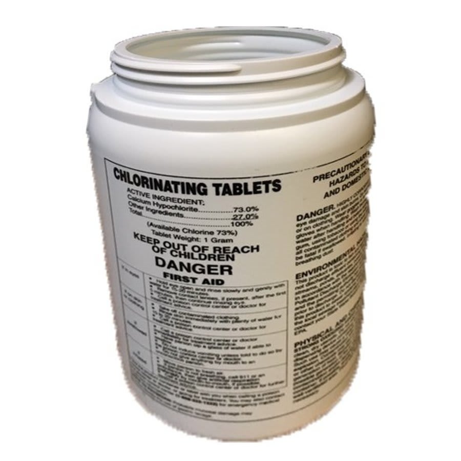 Well Sanitizer, Chlorine Pellets, #4 Jar