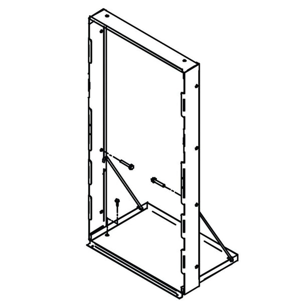 Mounting Frame for Single-Station In-Wall Refrigerated Bottle Filling Stations