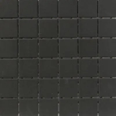 CC PORCELAIN BLACK 12X12 MOSAIC