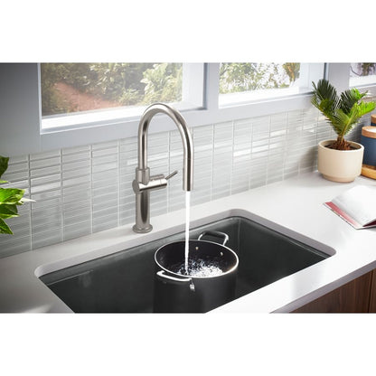 Crue 1.5 GPM Single Hole Pull Down Kitchen Faucet - Includes Escutcheon