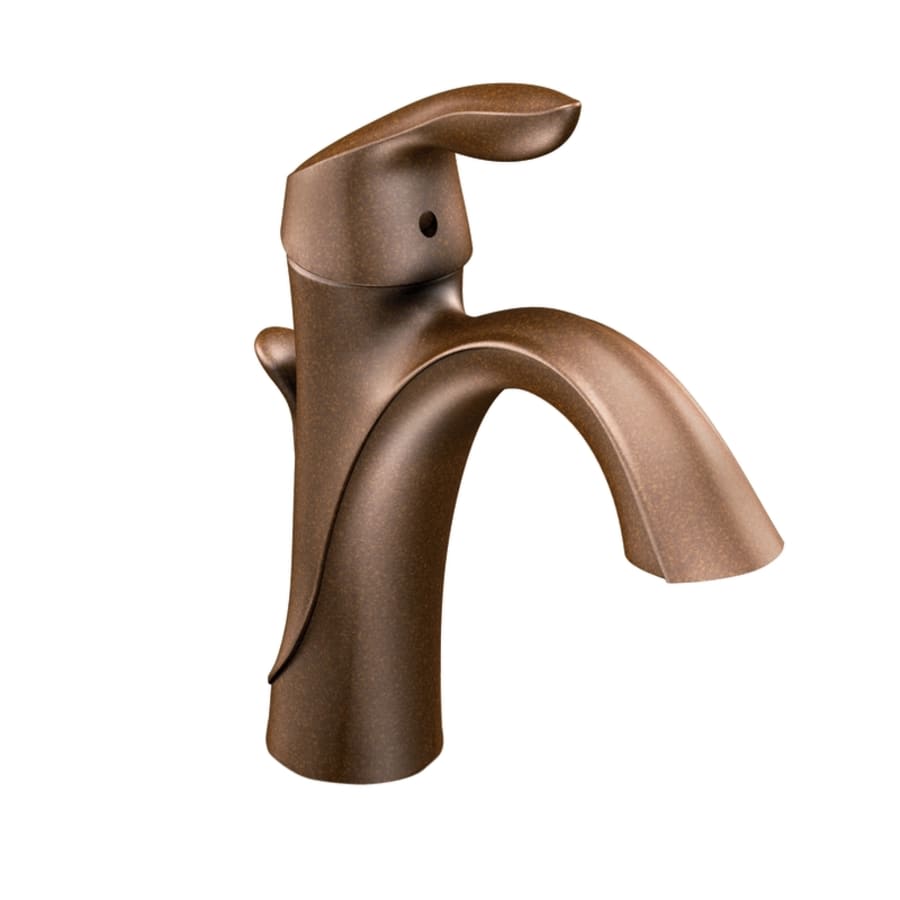 Single Handle Single Hole Bathroom Faucet from the Eva Collection (Valve Included)