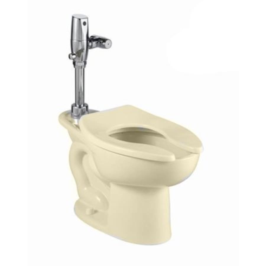 Madera Elongated Toilet Bowl Only With Top Spud - Less Seat and Flushometer