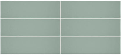 Stencil Mint Rectangle, Linear 4X12 Matte