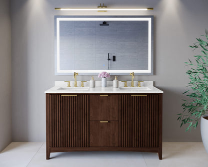 Palmilla Double Bathroom Vanity - 60W x 35H x 22D