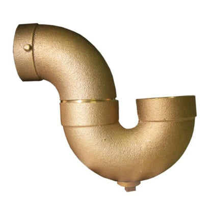 DWV Tap P-Trap, 1-1/2 in, C, Copper
