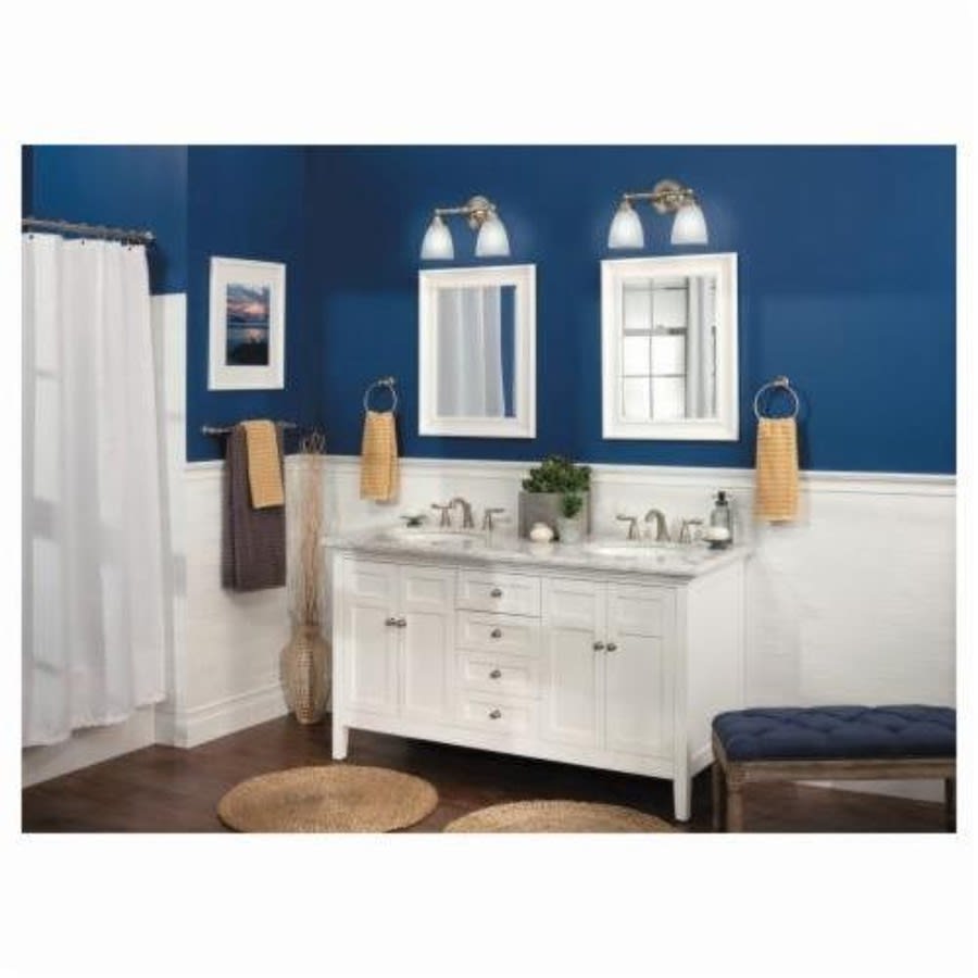 Brantford™ Widespread Lavatory Faucet, ADA, 2 Handle, 3-Hole, 1.2 gpm, Brushed Nickel