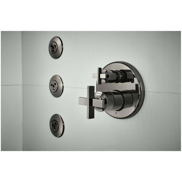 Levoir Cross Handles for Pressure Balance Valve Trim with Integrated Diverter