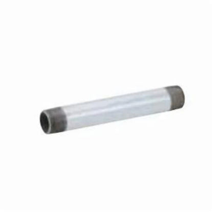 Nipple, 2 in, 5-1/2 in L, MNPT, Steel, Galvanized, SCH 40/STD