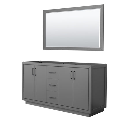 Icon Double Bathroom Vanity - 65.25W x 34.25H x 21.75D