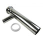 Tubular Branch Tailpiece, 1-1/2 in, Tube x Direct Connect, 22 ga, Chrome