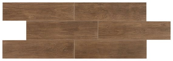 Platinum Dark Brown Plank 6X36 Matte