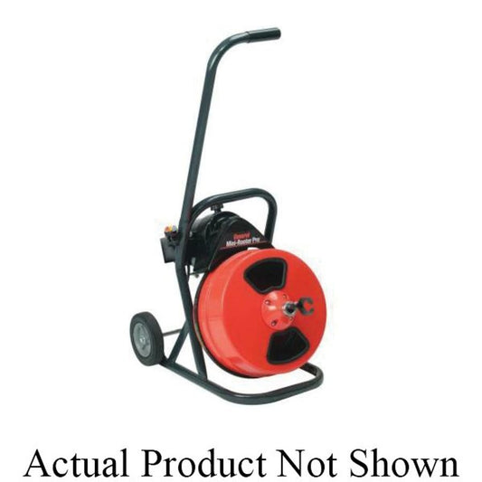 Mini-Rooter Pro® Drain Snake, 2 to 3 in Drain, 1/3 hp, 3/8 in x 75 ft L Cable