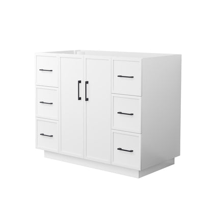Elan Single Bathroom Vanity with Toe Kick - 41W x 34.25H x 21.5D