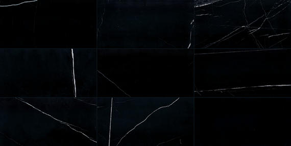 Pietra Divina Nero Marquina Rectangle 12X24 Honed