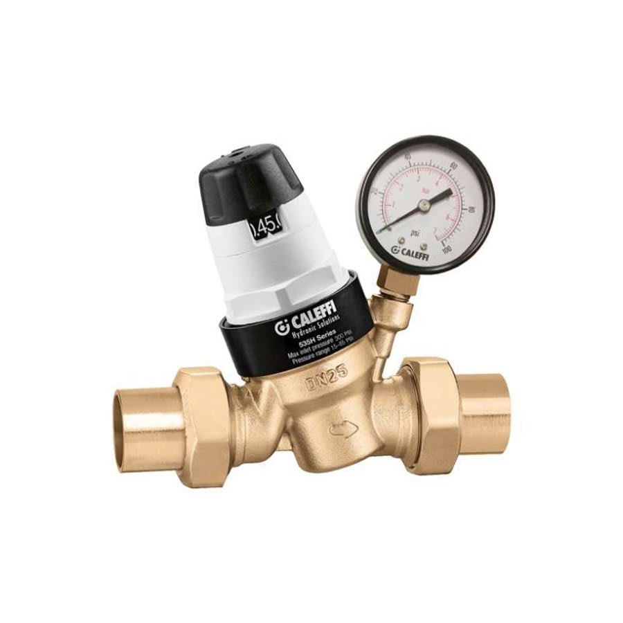 Pressure Reducing Valve, 1-1/2 in, Union FNPT, Brass