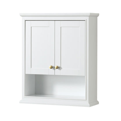 Deborah Over-the-Toilet Bathroom Wall-Mounted Storage Cabinet - 25W x 30H x 9D