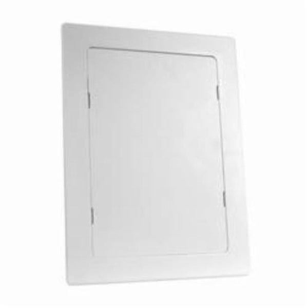 Plastic Access Door, Push Lock, 9 x 6 in, Polystyrene, Primer Coated