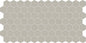 Keystones Desert Gray Hexagon 1X1 Matte