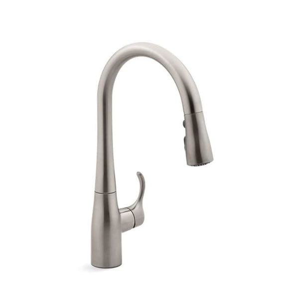 Simplice® Kitchen Faucet, Deck Mount, ADA, 1 Lever Handle, 1 or 3-Hole, Vibrant Stainless