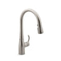 Simplice® Kitchen Faucet, Deck Mount, ADA, 1 Lever Handle, 1 or 3-Hole, Vibrant Stainless