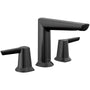 Galeon 1.2 GPM Widespread Bathroom Faucet with Push Pop-Up Drain Assembly