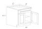 Base Cabinet - 27"W x 34- 1/2"H x 24"D