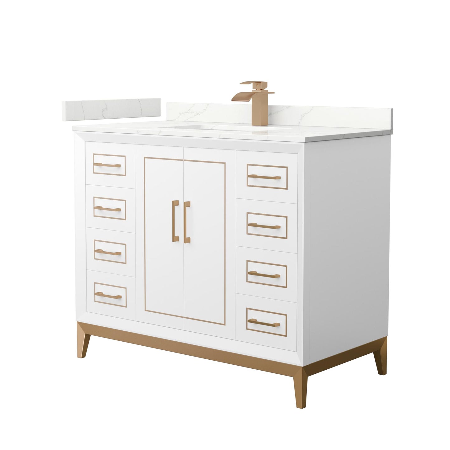 Marlena Single Bathroom Vanity - 42W x 35.25H x 22D