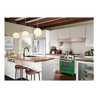 Essa® Kitchen Faucet, Deck Mount, ADA, 1 Lever Handle, 1-Hole, Matte Black